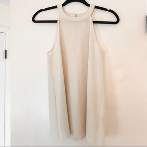 Eri + Ali | ivory scalloped tank NWT